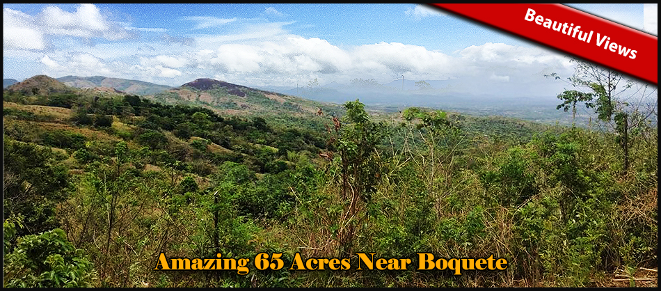 Sold by Casa Solution! Just 80k?! 26 Plus Hectares, 65 View-Filled Acres Near Boquete, Chiriqui, Panama
