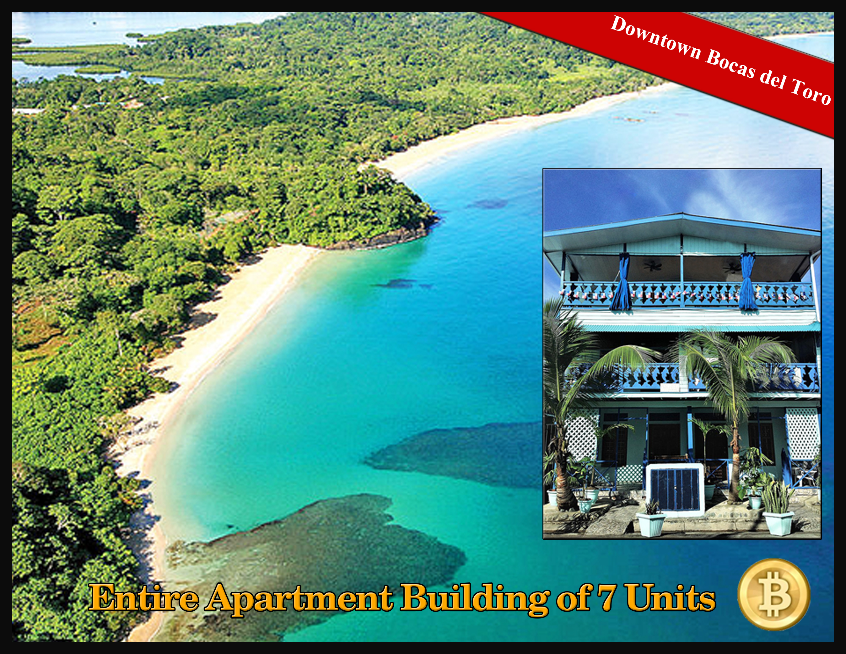 Entire Apartment Building of 7 Units in the Heart of Bocas del Toro Downtown - Fully Furnished - Titled Property - Significant Income - Edificio de apartamentos completo de 7 unidades en Bocas del Toro photo 2