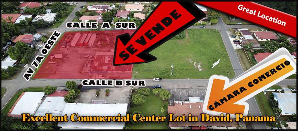 Excelente Oportunidad Comercial En Venta en David, Panama – For Sale Excellent Commercial Center Location – With Super Drone Video of David, Panama