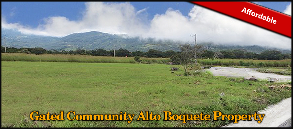 sold Gated Community Alto Boquete Property for Sale