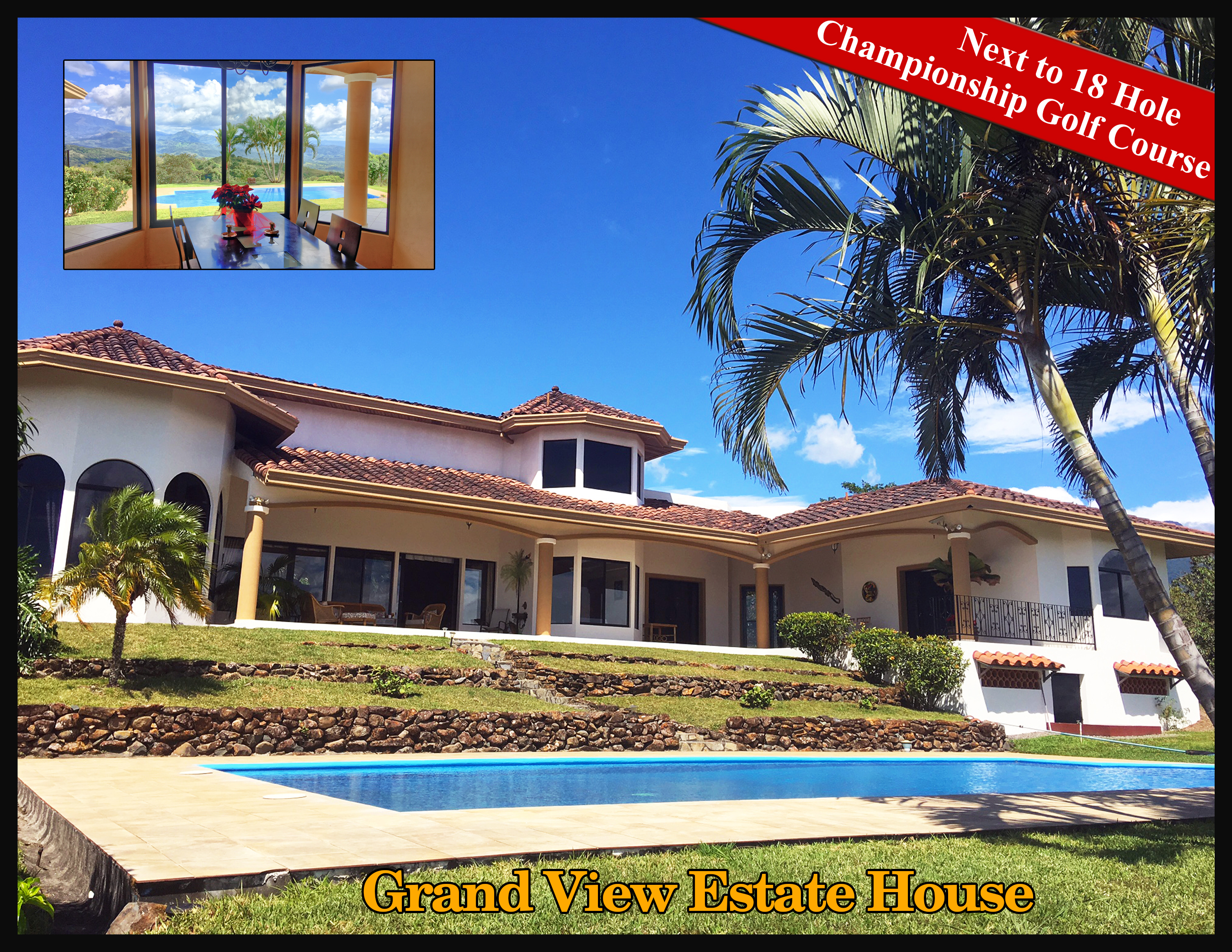 New Price! Grand View Estate House with Pool, for Sale Next to 18 Hole Championship Golf Course – ¡Nuevo Precio! Grandiosa Casa con Piscina, en Venta Junto al Campo de Golf de Campeonato de 18 Hoyos – Boquete photo 2