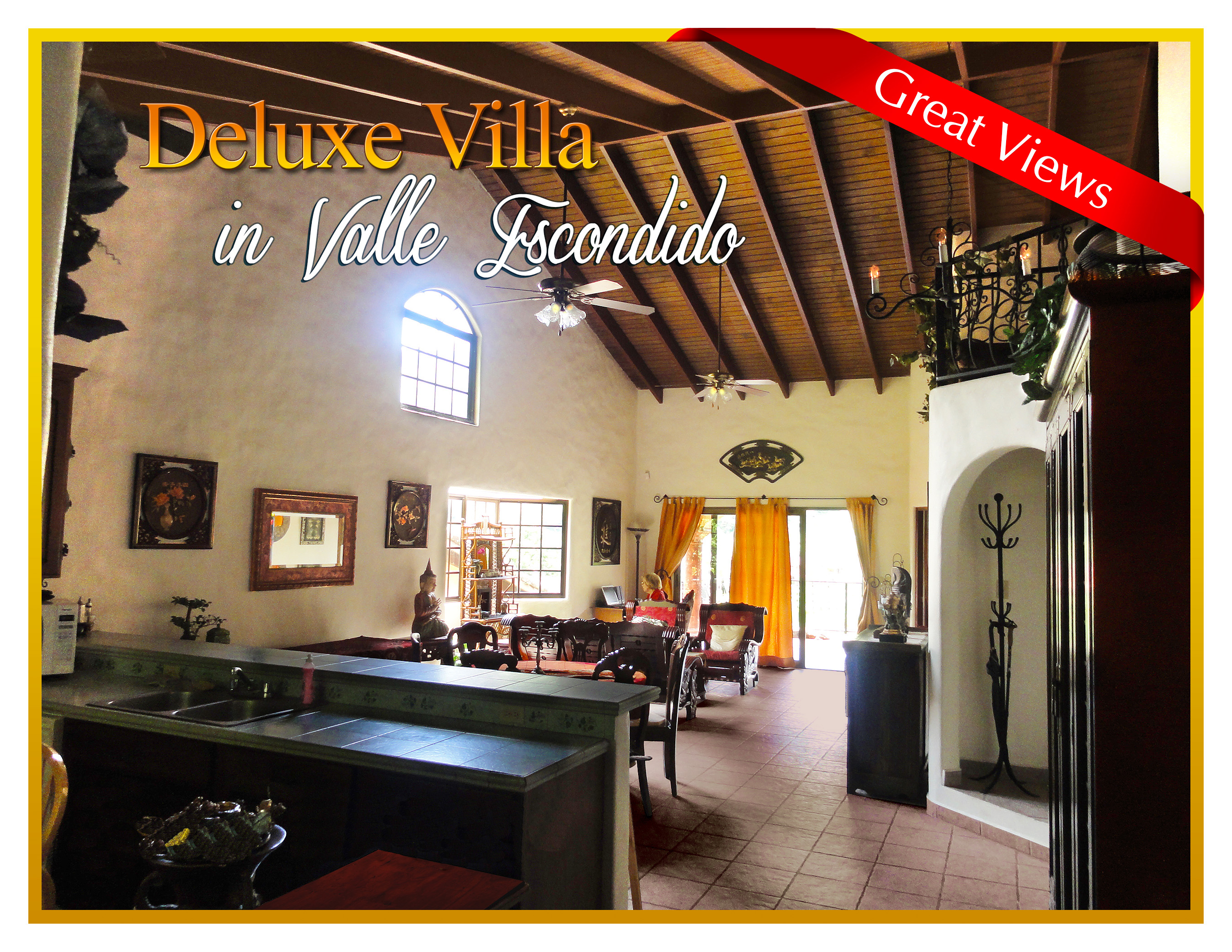 Sold by Casa Solution - Valle Escondido Four Bedroom Villa Deluxe for Sale in Boquete, Panama - A Great Home, Furnishings Included photo 2