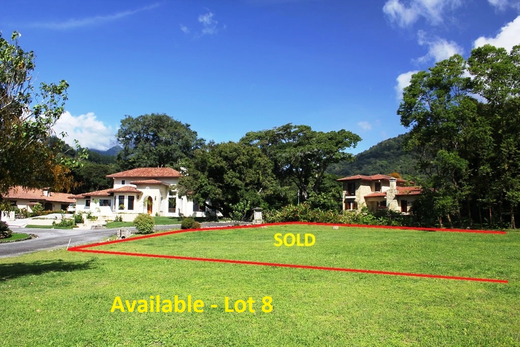 sold Riverfront Lot in Panamonte Estates, Boquete