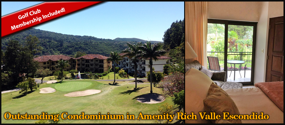 withdrawn In Demand! Outstanding Condominium for Sale in Amenity Rich Valle Escondido, Boquete, Panama - Furnishings, Golf Club Membership Included!