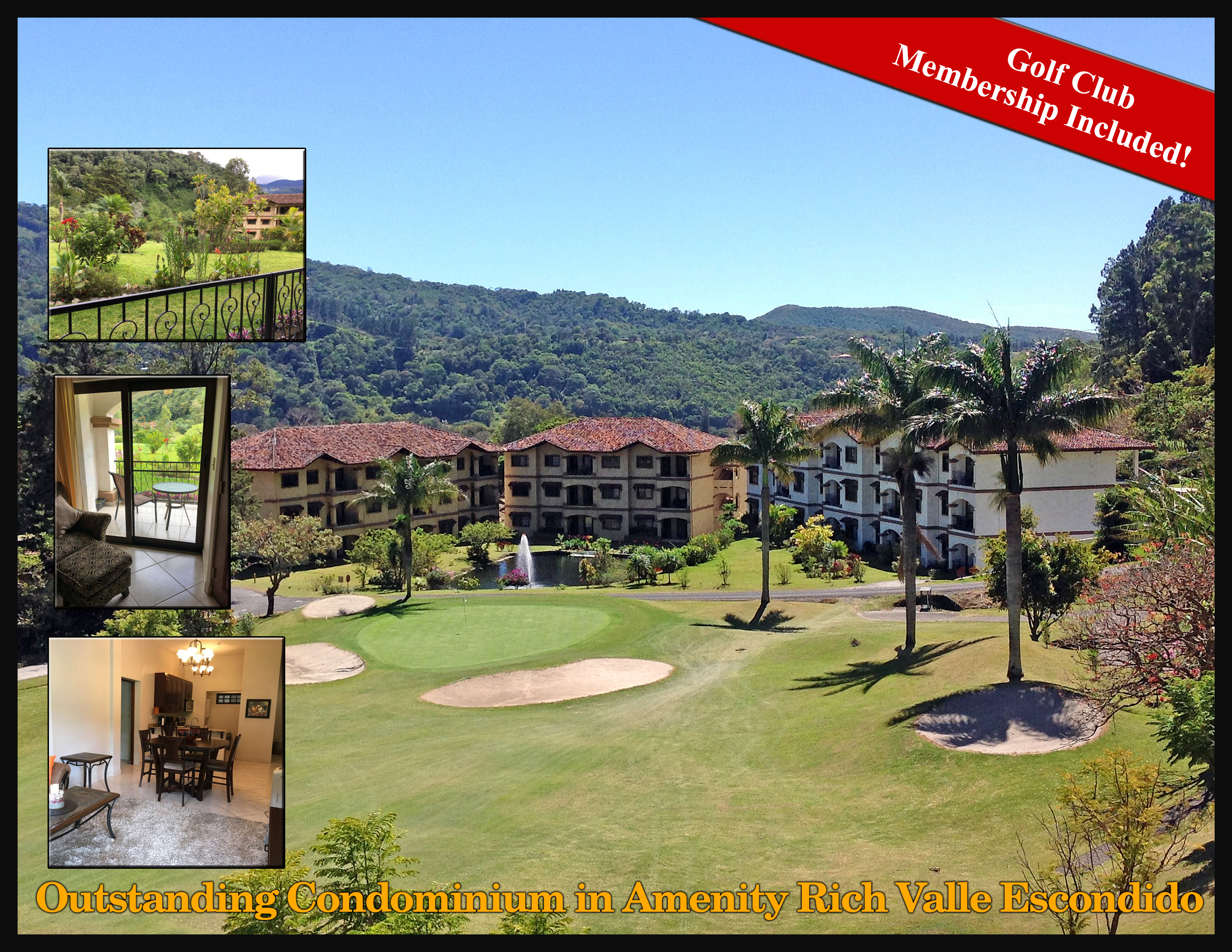 withdrawn In Demand! Outstanding Condominium for Sale in Amenity Rich Valle Escondido, Boquete, Panama - Furnishings, Golf Club Membership Included! photo 2
