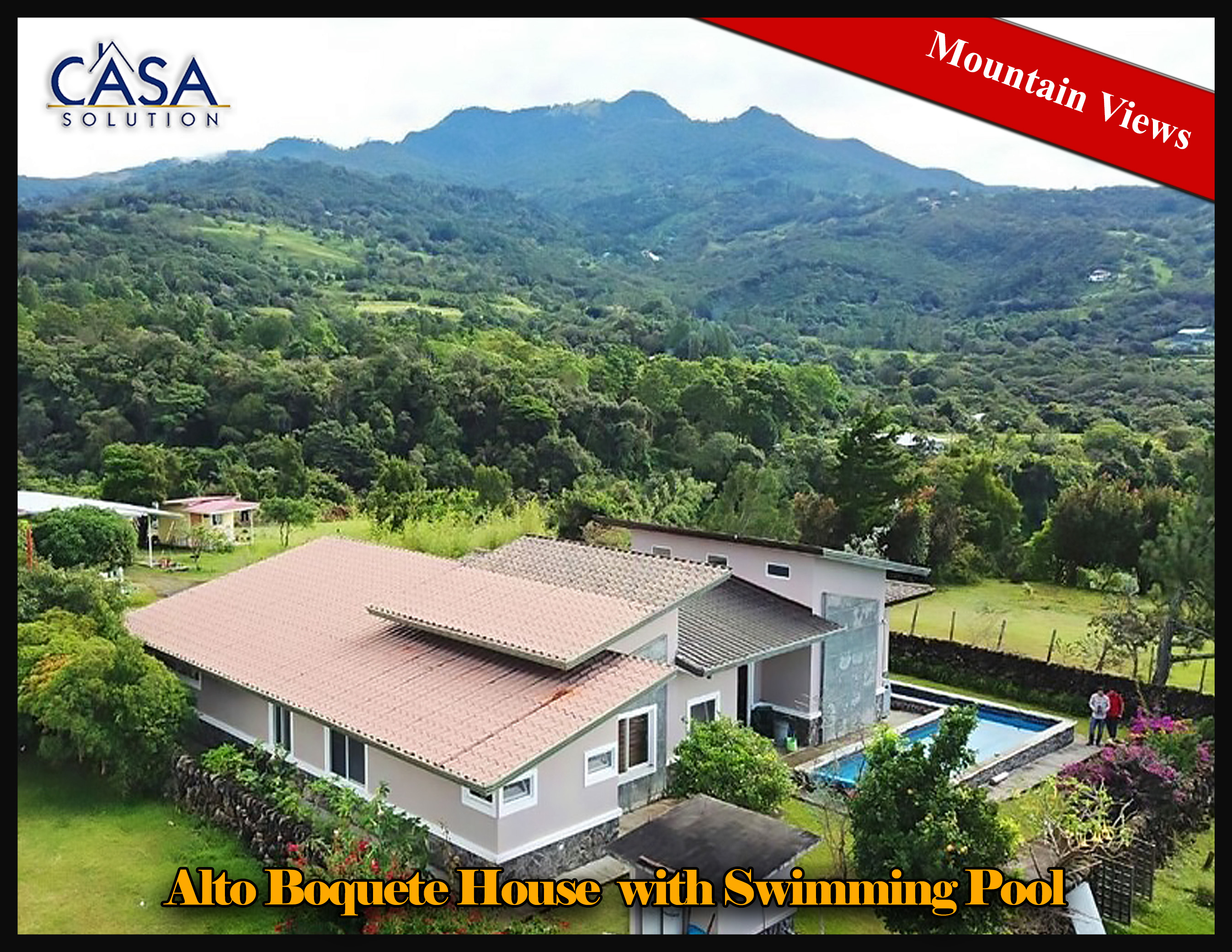 Beautiful Alto Boquete House for Sale with Swimming Pool & Mountain View - For Sale photo 2