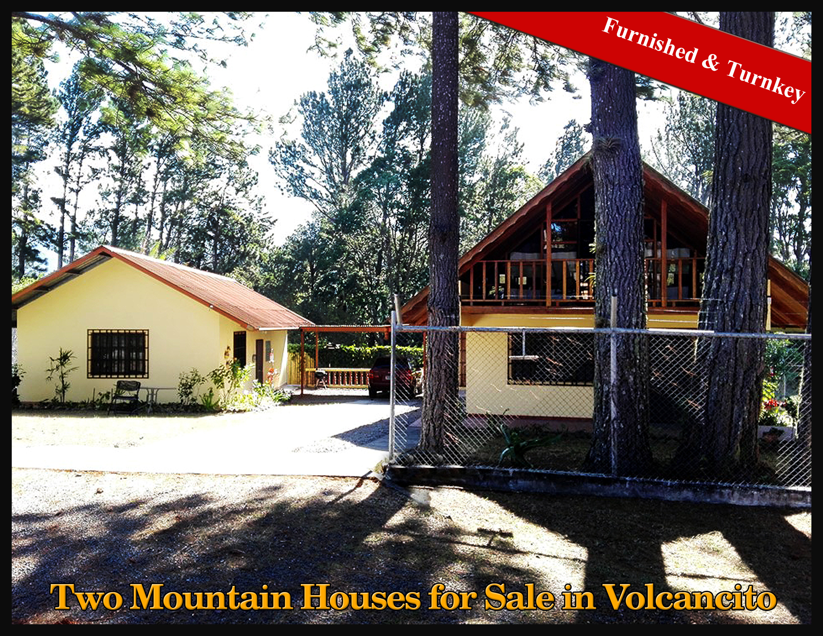 Two Mountain Houses for Sale in Volcancito, Boquete. – Price is for Both Houses Together Furnished & Turnkey. photo 2