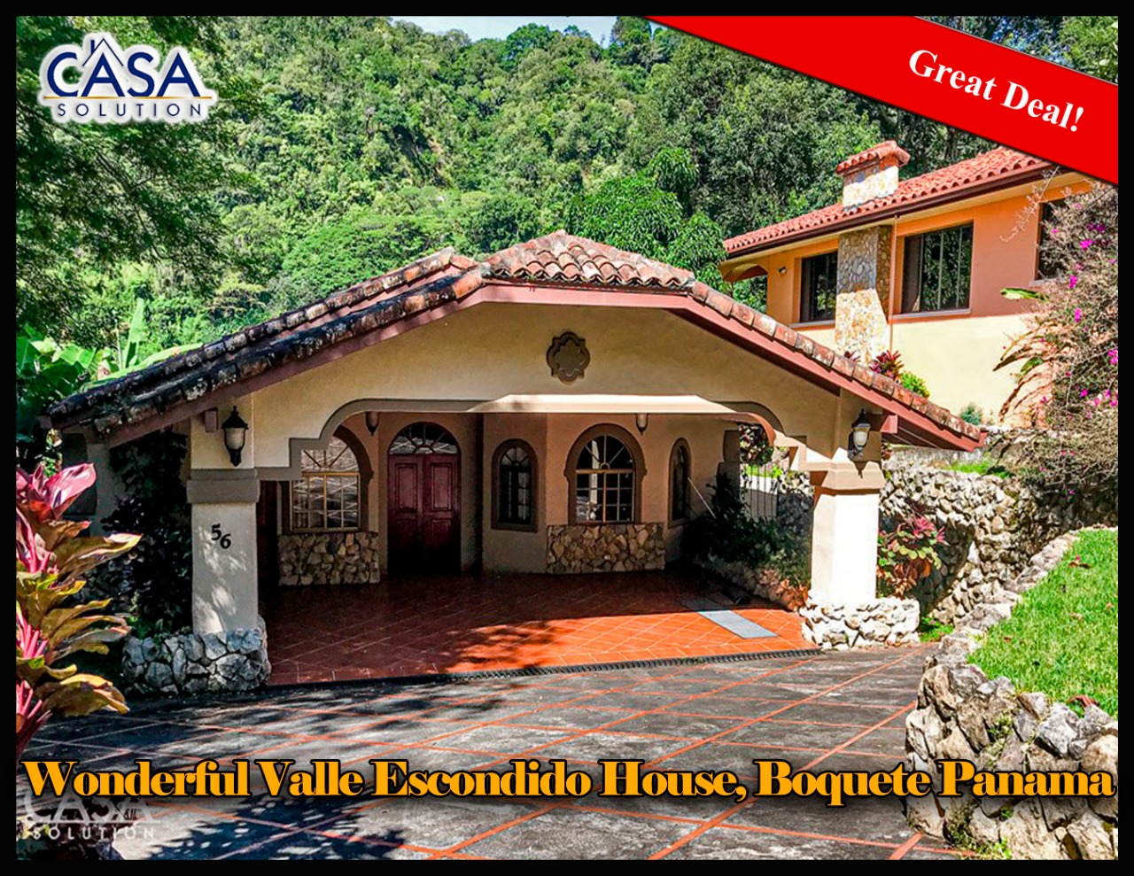 Sold by Casa Solution - Wonderful Valle Escondido, Boquete Panama House With Huge Balcony & View for Sale photo 3