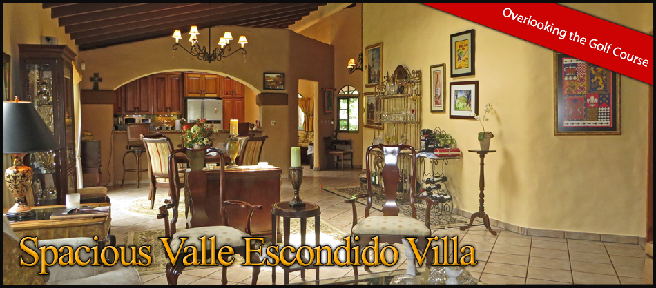 Sold by Casa Solution – Spacious Valle Escondido Villa Overlooking Golf Course