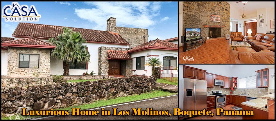 Luxurious Home for Sale in Los Molinos, Boquete, Panama – Furnishings Included – Casa de Lujo en Venta en Los Molinos, Boquete, Panamá