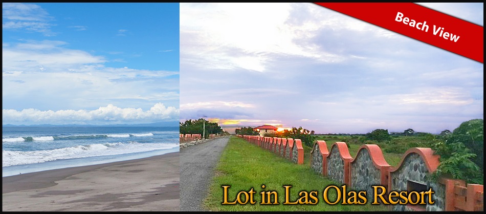 withdrawn - Beach View Lot in Las Olas Resort Development, La Barqueta, Chiriqui, Panama