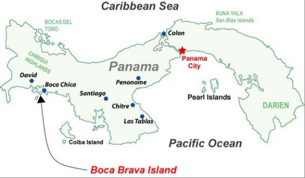 withdrawn Chiriqui Island Property with Beach on One Side & Boat Access – Titled photo 2