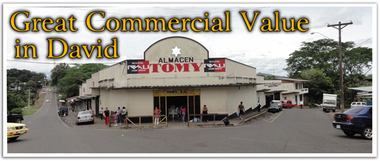 Price Reduction!! David Commercial 1.5 AC site, 6,000 square meters in Prime Shopping Area - Szaja Baumender Building - Formerly "El Capitolio" - Propiedad con Excelente Ubicación Comercial en David