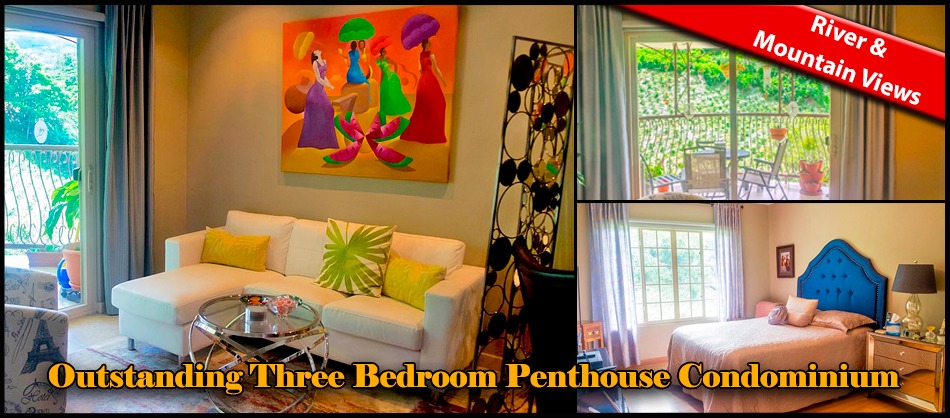 Outstanding Three Bedroom Penthouse Condominium for Sale in Valle del Rio, Downtown Boquete – River & Mountain Views photo 4