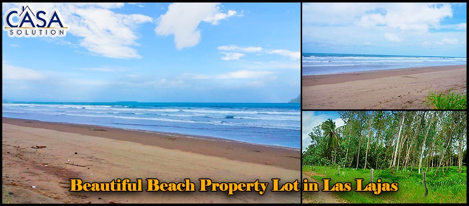 Contract Pending! Beautiful Beach Property Lot for Sale in Playa Las Lajas, Panama