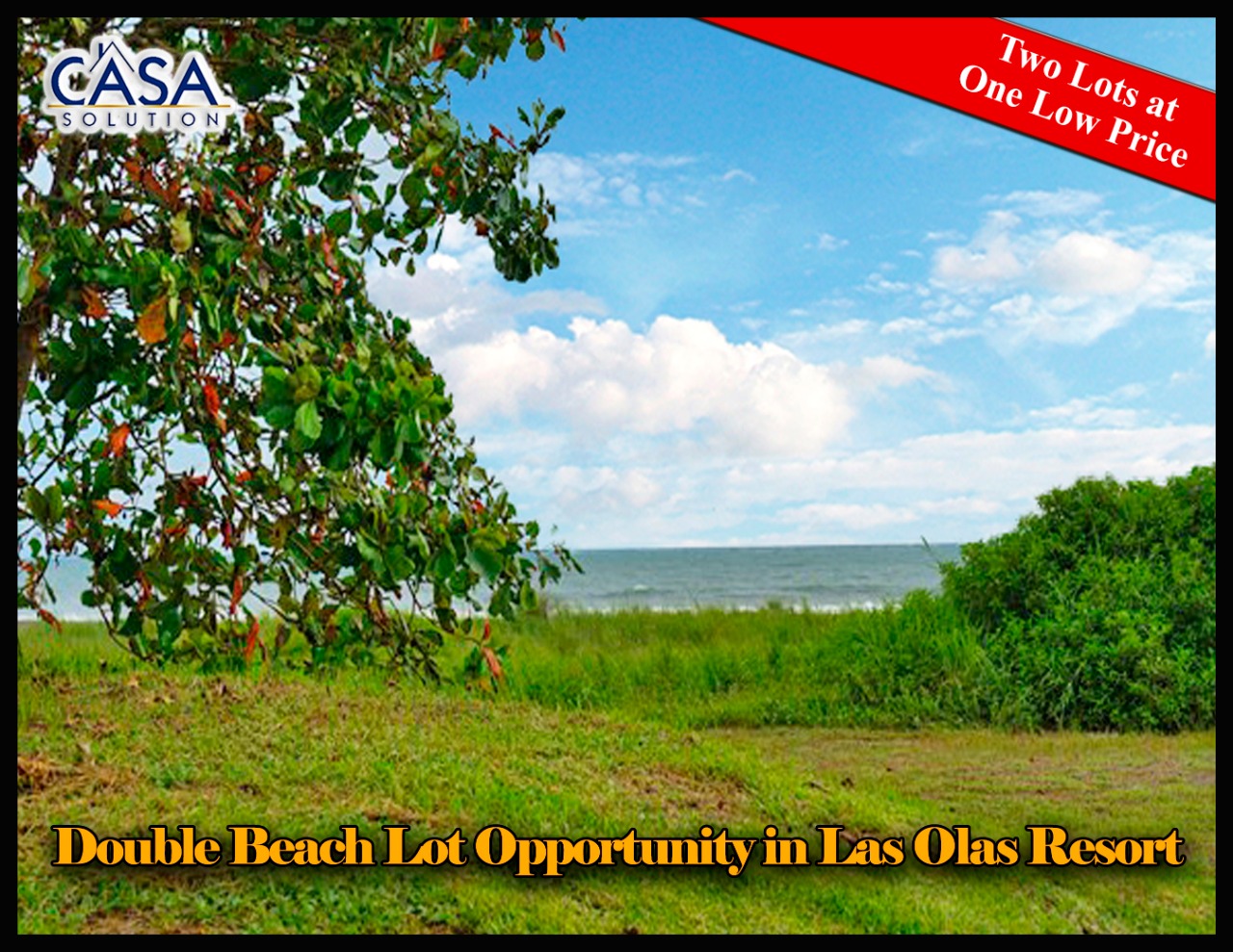 Double Beach Lot Opportunity – Two Las Olas Resort Community Lots at One Low Price