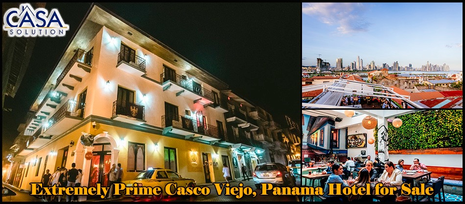 Extremely Prime Casco Viejo, Panama Hotel for Sale - Leaseback Opportunity with Excellent Cashflow, 2 Blocks from Presidential Palace