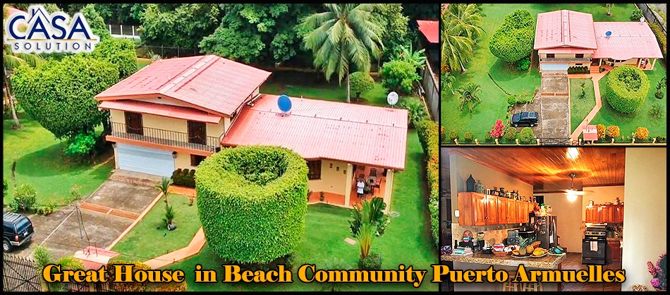 withdrawn - Great House for Sale with Big Yard in Beach Community Puerto Armuelles