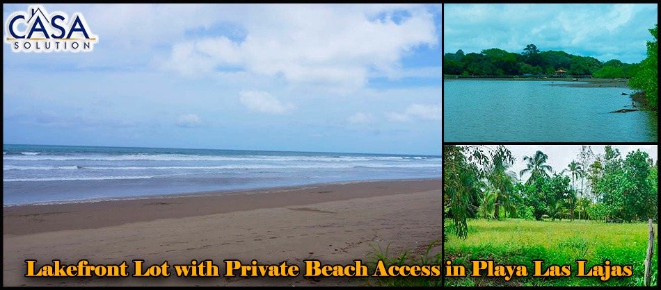Lakefront Lot with Private Beach Access in Playa Las Lajas
