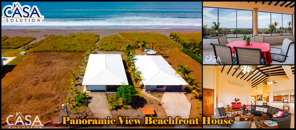 Sold by Casa Solution - Panoramic View Beachfront House For Sale in Las Olas Resort Community, La Barqueta, Chiriqui