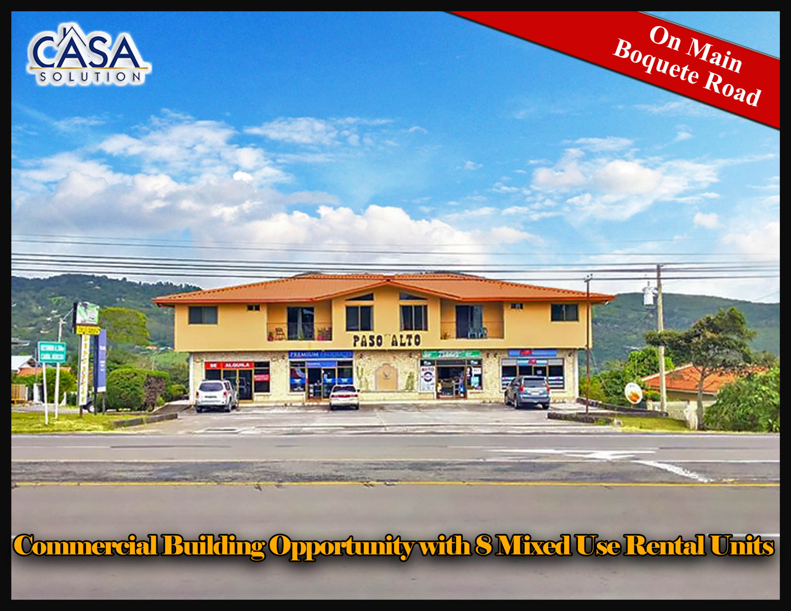 Sold by Casa Solution - Investor Alert! Great Deal of the Month! Commercial Building with 8 Mixed Use Rental Units - On Main Road in Very Prime Location Close to Downtown Boquete - En la Carretera Principal en una Ubicación muy Privilegiada Cerca del Centro de Boquete photo 2