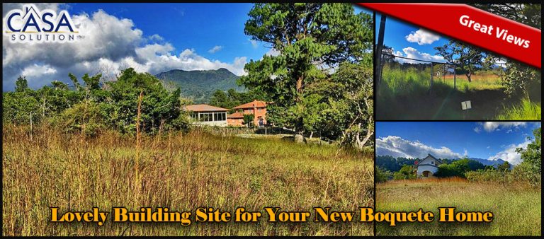 Sold by Casa Solution - Lovely Building Site for Your New Boquete Home - With Great View & In Desirable Santa Lucia close to Downtown Boquete, Panama photo 12