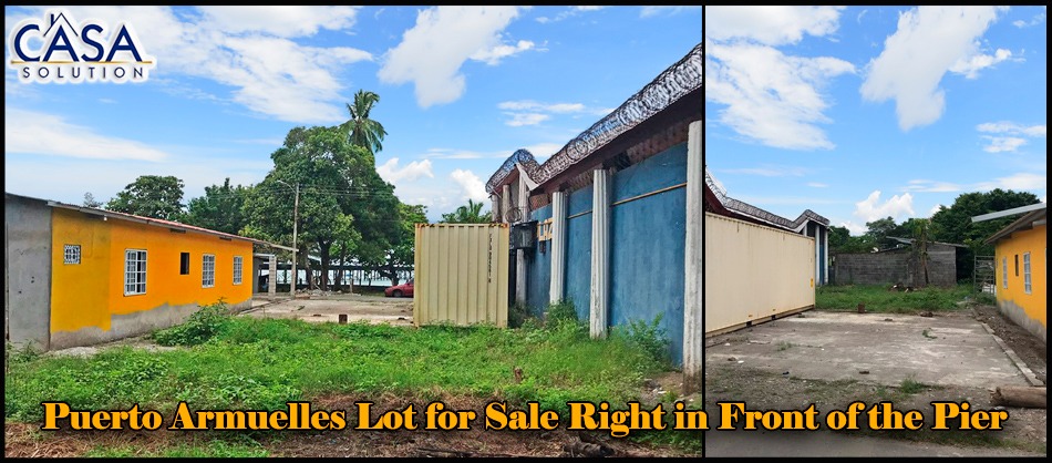 Puerto Armuelles Lot for Sale Right in Front of the Pier - High Profile Location - Ubicación de alto perfil