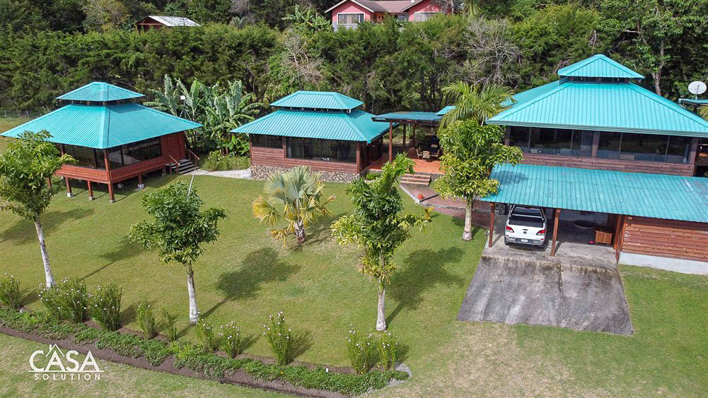 Unique Bali-style Estate Home in a Private Enclave of Volcancito, Boquete, Panama, with wonderful panoramic views of the Continental Divide and Pacific Ocean