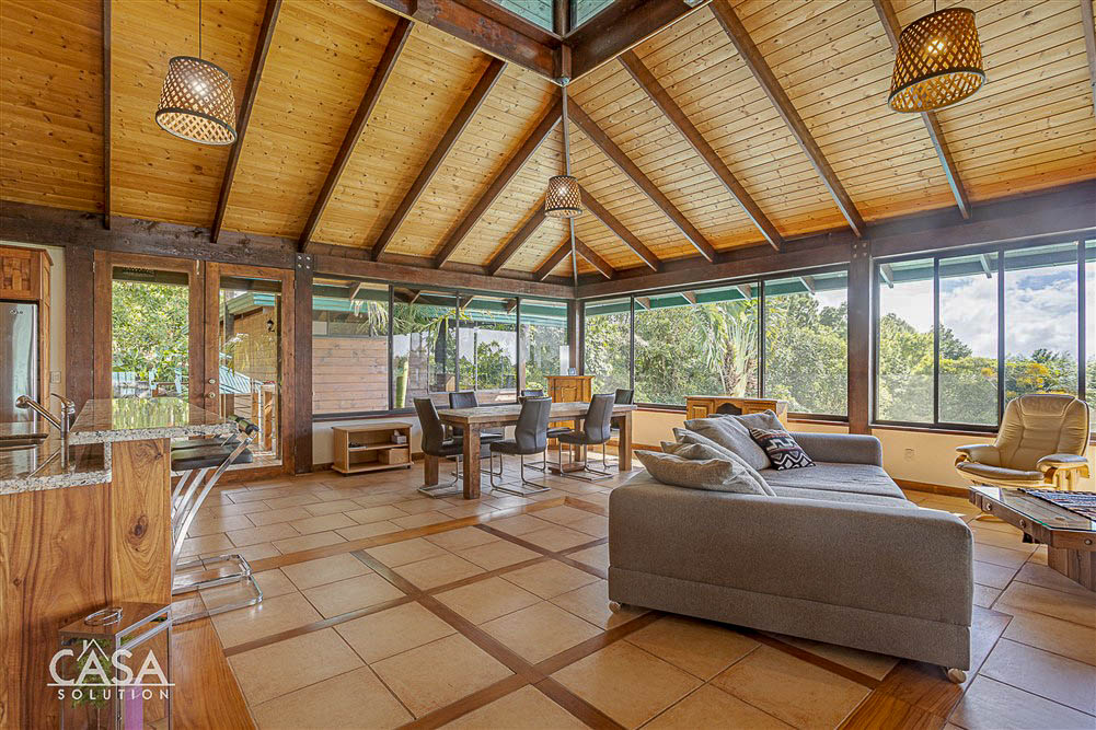 Unique Bali-style Estate Home in a Private Enclave of Volcancito, Boquete, Panama, with wonderful panoramic views of the Continental Divide and Pacific Ocean photo 3