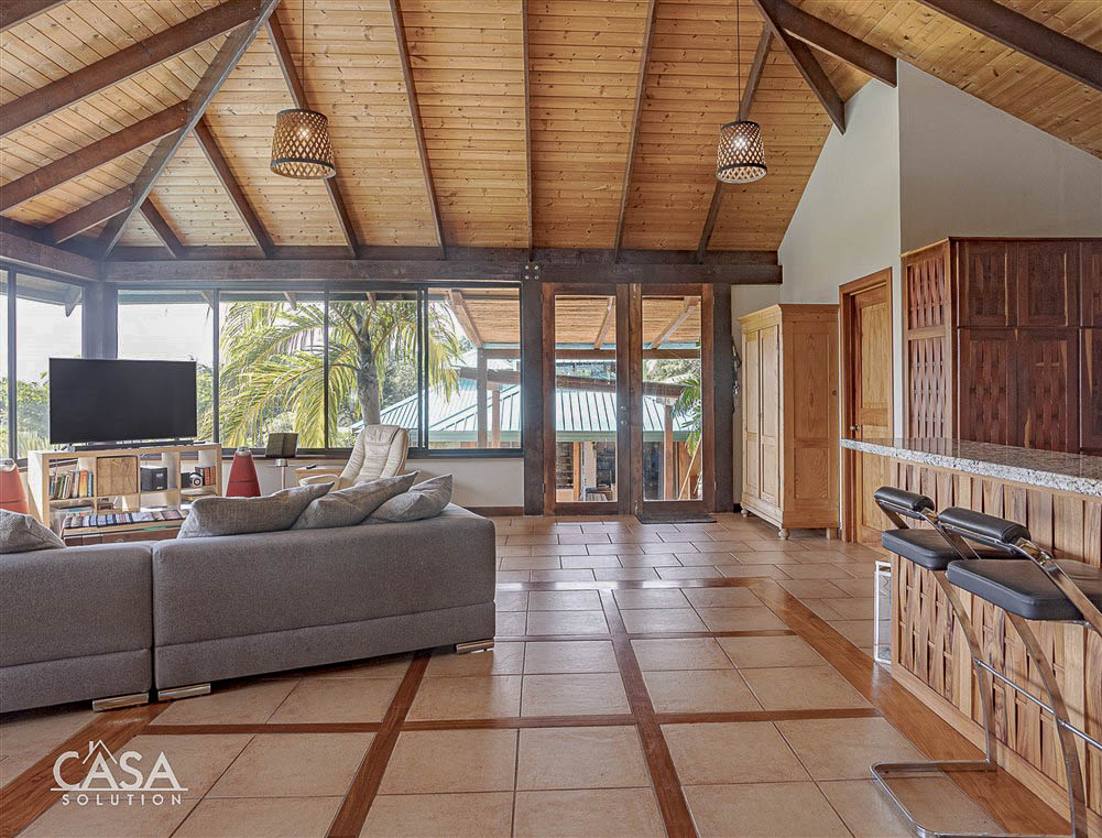 Unique Bali-style Estate Home in a Private Enclave of Volcancito, Boquete, Panama, with wonderful panoramic views of the Continental Divide and Pacific Ocean photo 4
