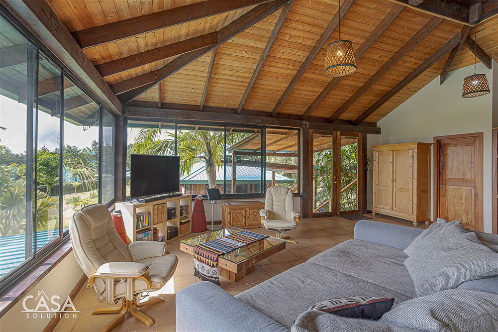Unique Bali-style Estate Home in a Private Enclave of Volcancito, Boquete, Panama, with wonderful panoramic views of the Continental Divide and Pacific Ocean photo 5