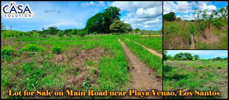 Home Site or Lot for Sale Next to Main Road near Playa Venao in Cañas, Los Santos Province