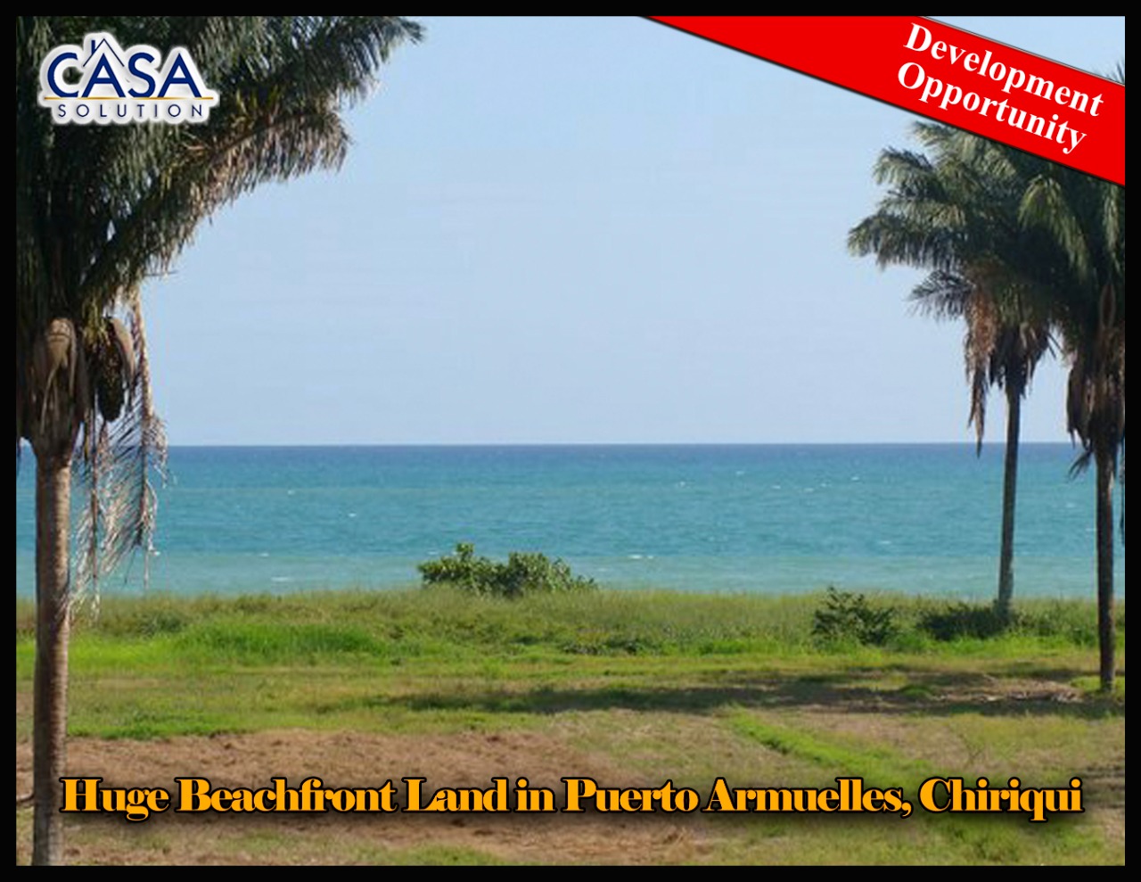 Huge Beachfront Development Land Opportunity for Sale in Palmar Sur, Puerto Armuelles, Chiriqui Province
