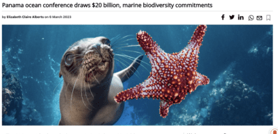 Panama Leads the Way: Panama Announces Preservation of 54% of Its Oceans – Our Ocean Conference in Panama Generates $20 Billion in Pledges to Protect Oceans