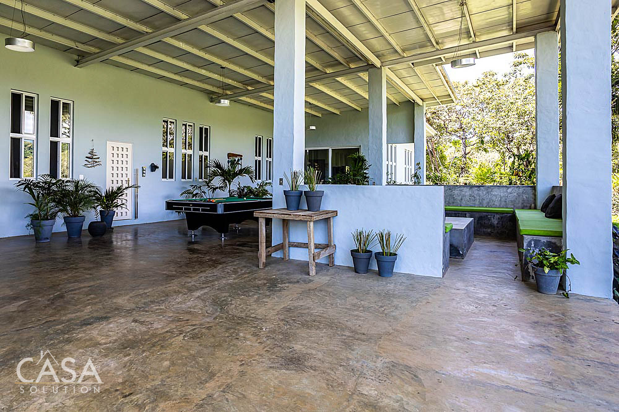 Withdrawn - Price Reduction! Modern Luxury Retreat House on Nearly 7 Acres with Indoor Pool, Horse Stables, Large Terrace, Stream, & Jungle Adjacent photo 9