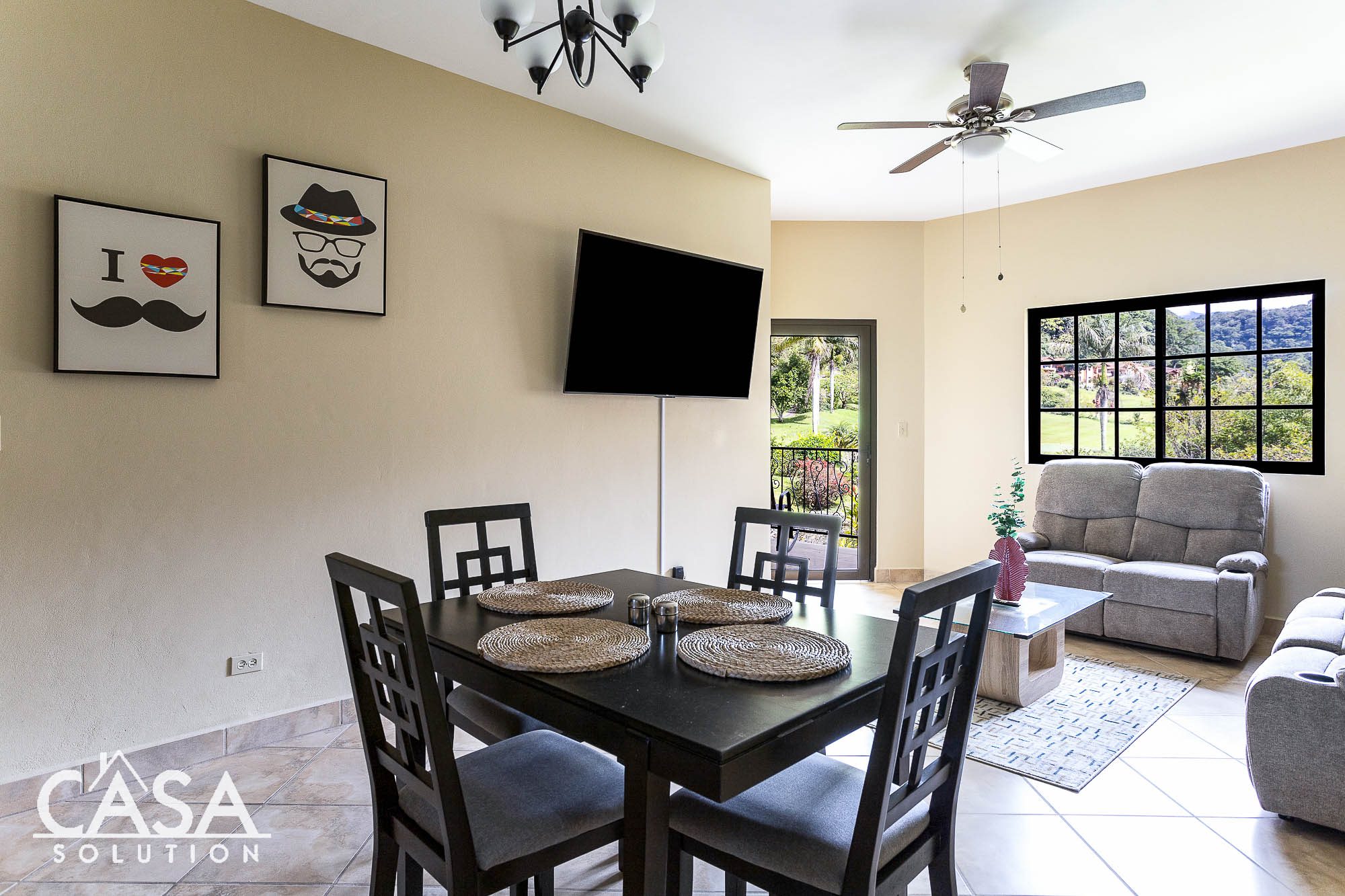Sold by Casa Solution - Stunning and Furnished Valle Escondido Apartment with Valley, Lake & Golf Course Views for Sale in Downtown Boquete, Panama photo 6