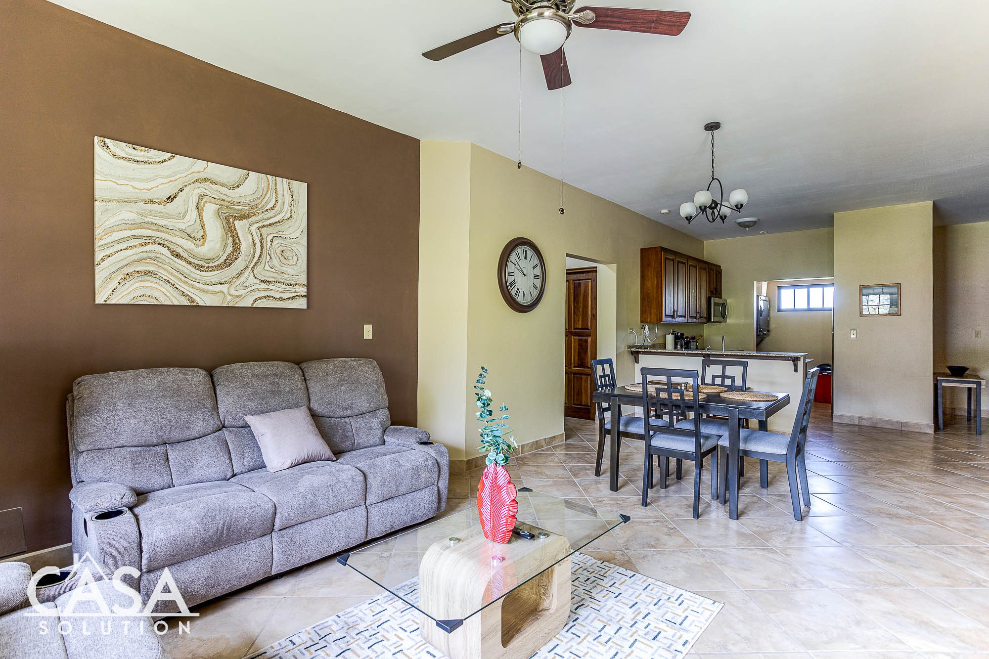 Sold by Casa Solution - Stunning and Furnished Valle Escondido Apartment with Valley, Lake & Golf Course Views for Sale in Downtown Boquete, Panama photo 3