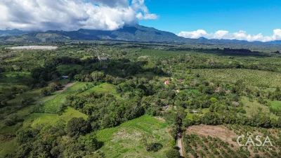 Sold by Casa Solution! Land Retreat for Sale with Creek, Fertile Land, and Beautiful Location in Potrerillos Arriba Near Boquete, Chiriqui