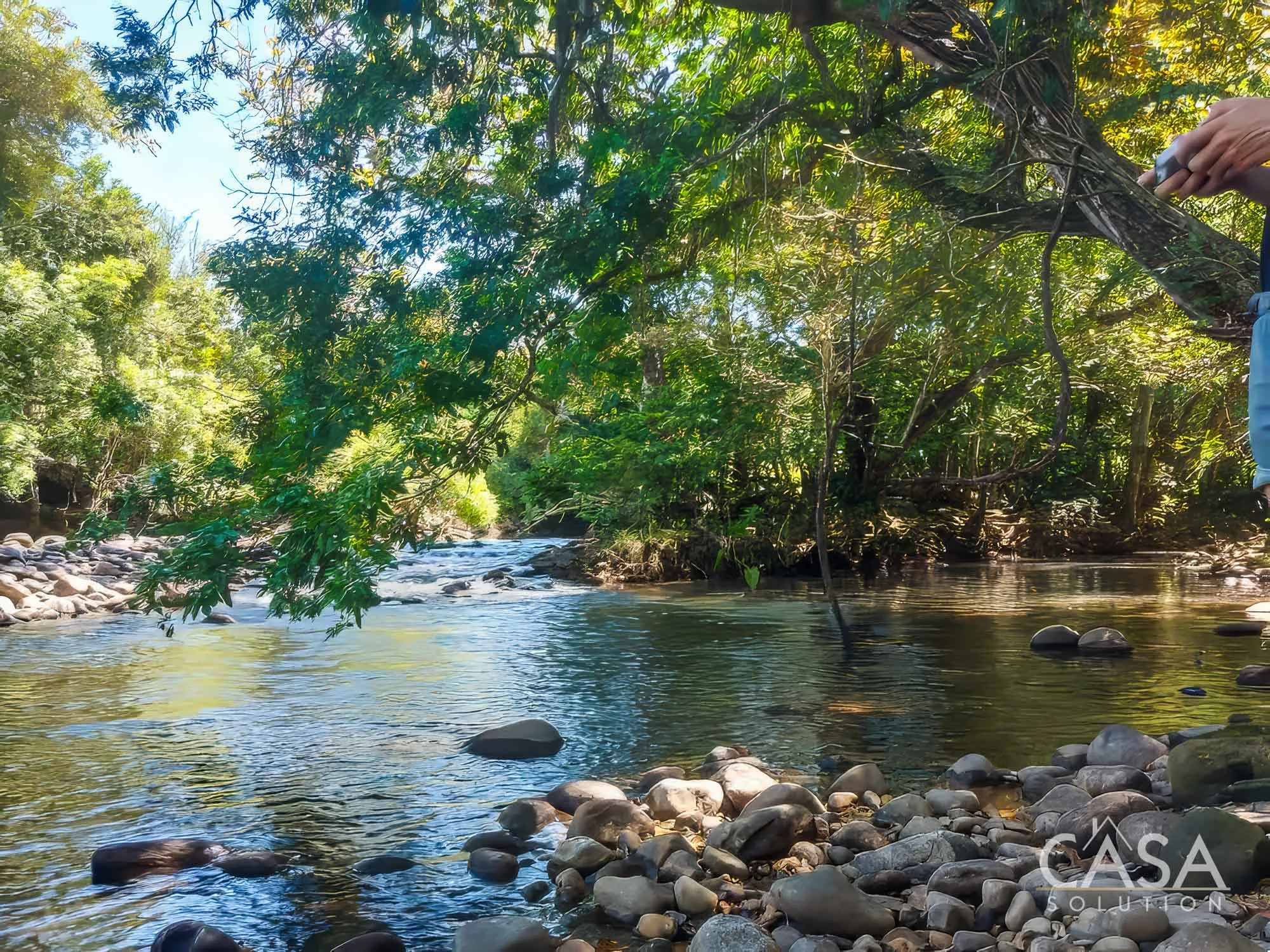 Sold - Fully furnished 2-bed riverfront home for Sale in Bijagual, Chiriquí in Private community photo 4