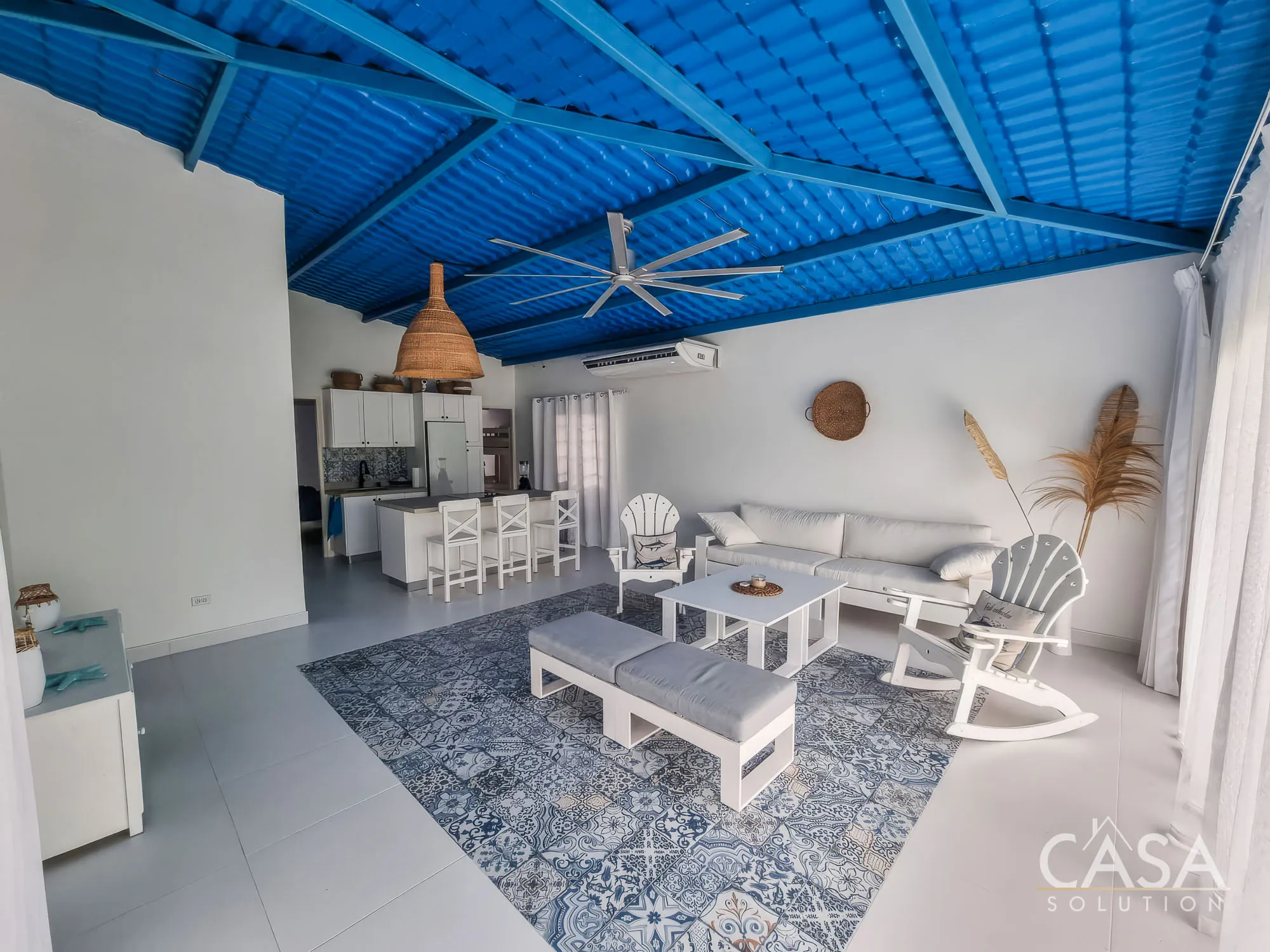 Leased - Fully Furnished 2-Bedroom Beach House in Nueva Gorgona, Panama West. With a Large Terrace, and BBQ area