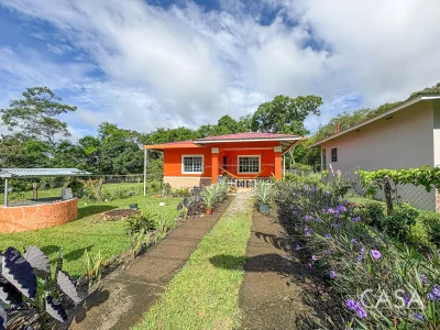 Countryside Home for Sale with Solar Power, Fruit Trees & Flat Lot in Potrerillos Abajo, Chiriquí