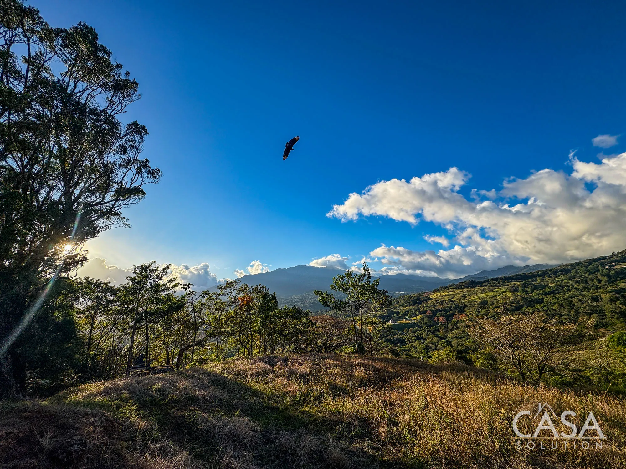 Mountain View lot for sale in Jaramillo Abajo, Boquete. Dual road access, Volcan Baru views –  10 minutes from town