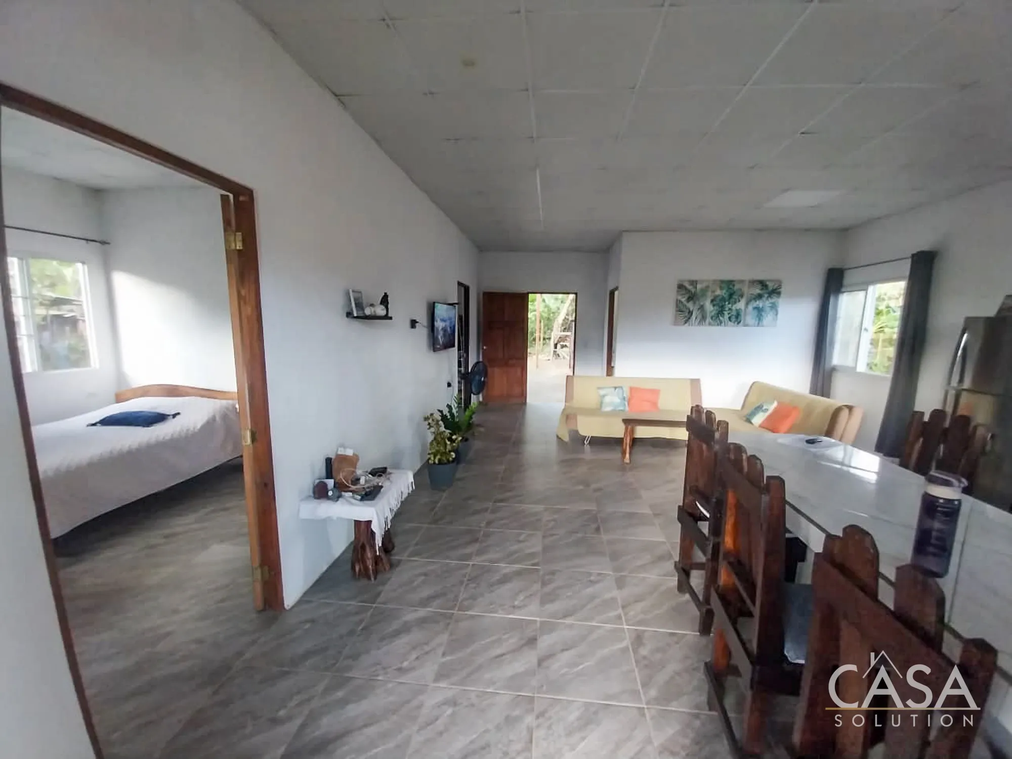 Price Reduction! House + Double Lot with Fruit Trees for Sale in Bellavista, El Palmar, Puerto Armuelles, Panama
