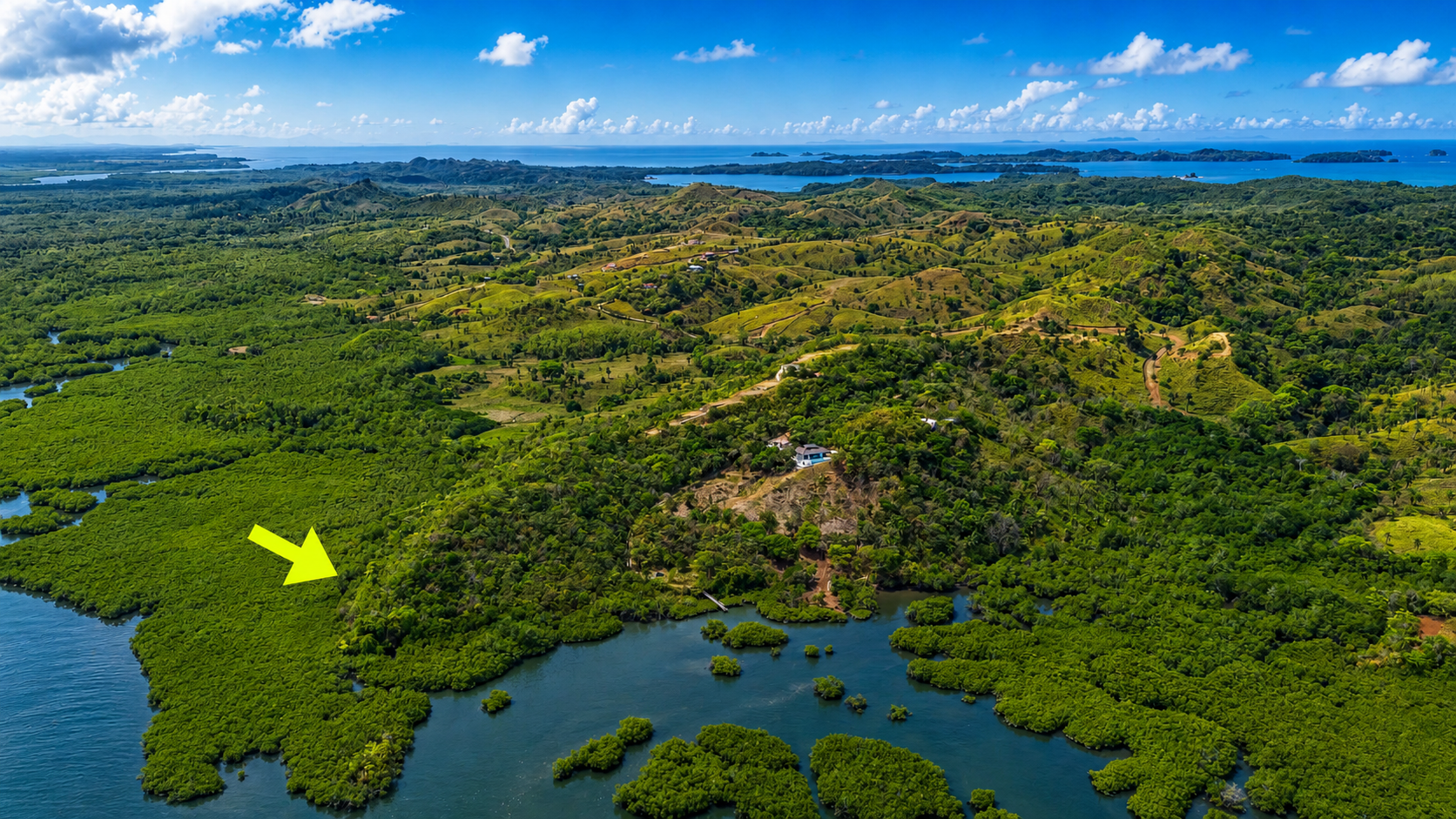Ocean View Lot for Sale in Boca Chica Hills, Chiriquí | 22,000 m² with Utilities & Dock Access