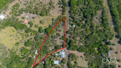 Price Reduction! Flat 9,445 sqm Lot on Paved Road for Sale in Caldera, Boquete, Chiriqui – near waterfalls and hot springs