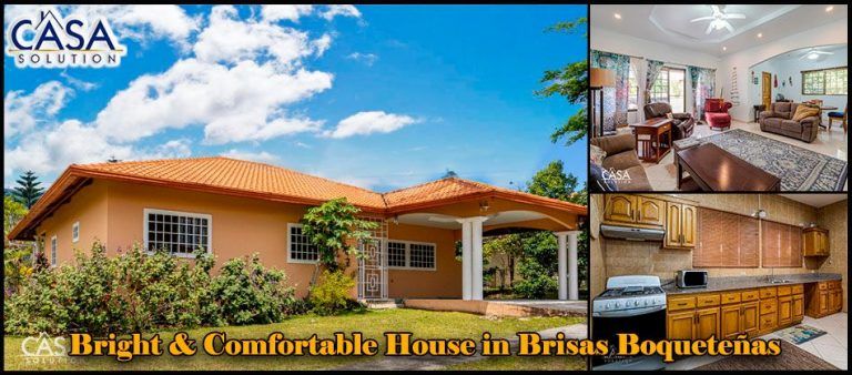 Sold by Casa Solution – Bright & Comfortable House for Sale in Brisas Boquetenas, Boquete, Panama – Cómoda y Luminosa Casa en venta en Brisas Boquetenas, Boquete, Panamá