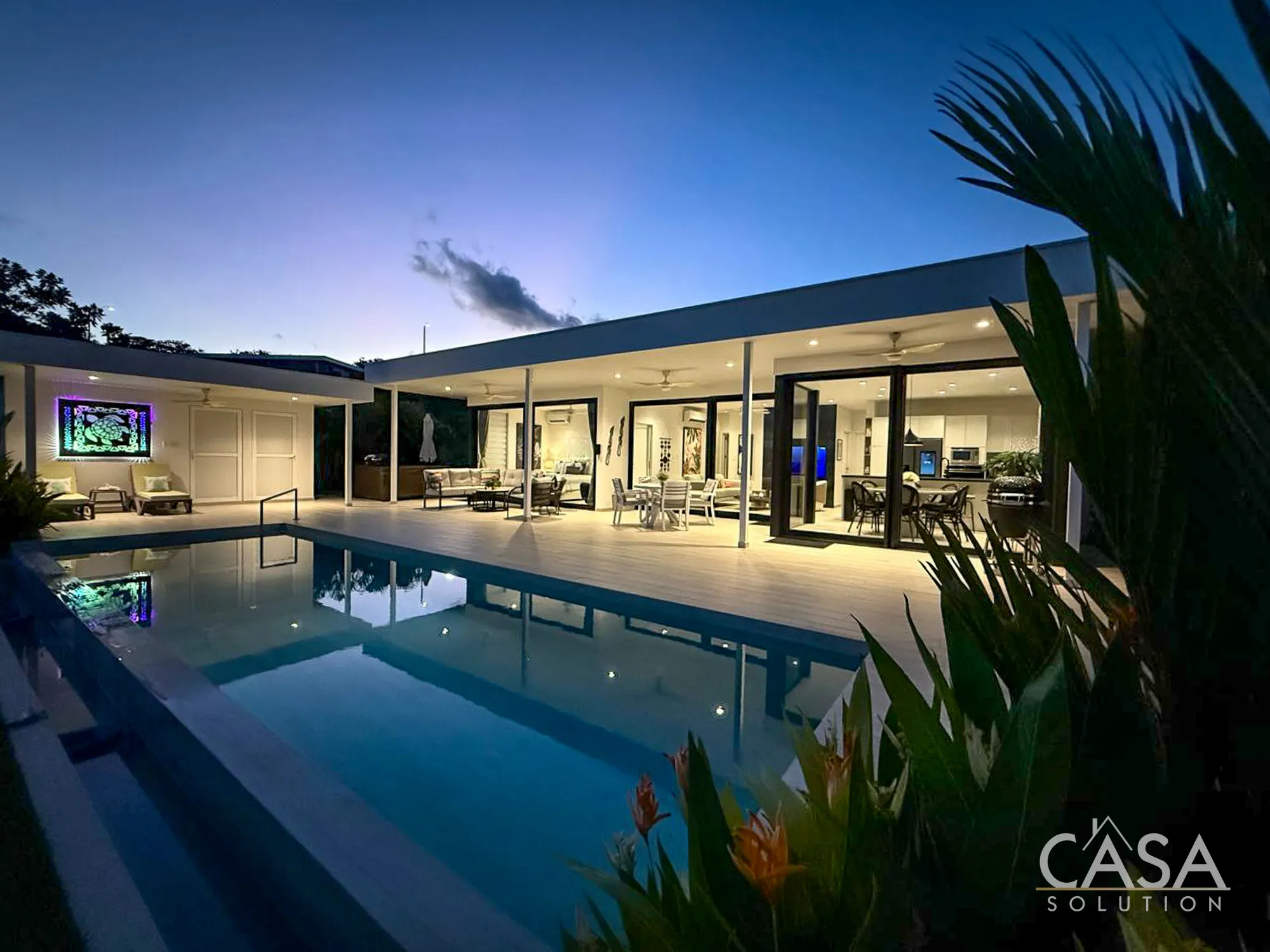 Contemporary Ocean-View Home with Pool and Hot Tub for Sale in Hermosa Bay, Boca Chica