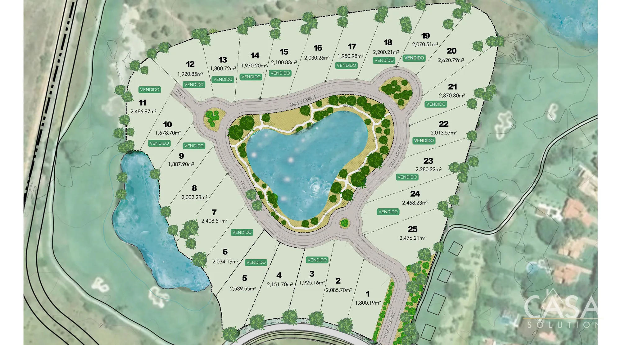 Golf Course Lots for Sale in Fairways, Buenaventura