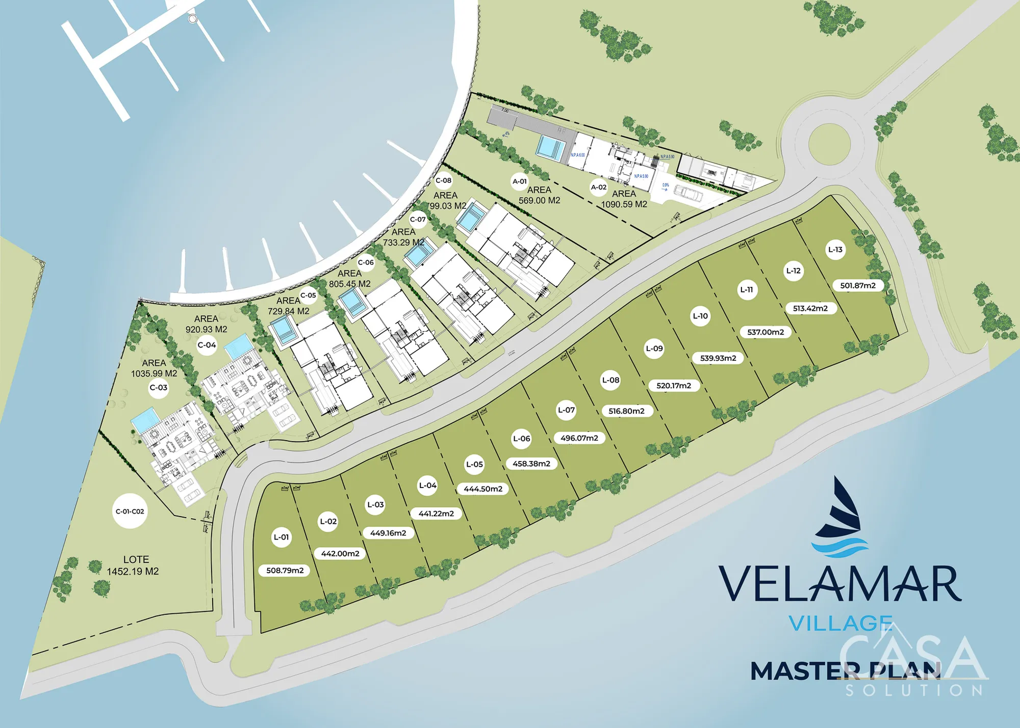 Lot for Sale in Velamar Village, Buenaventura Marina