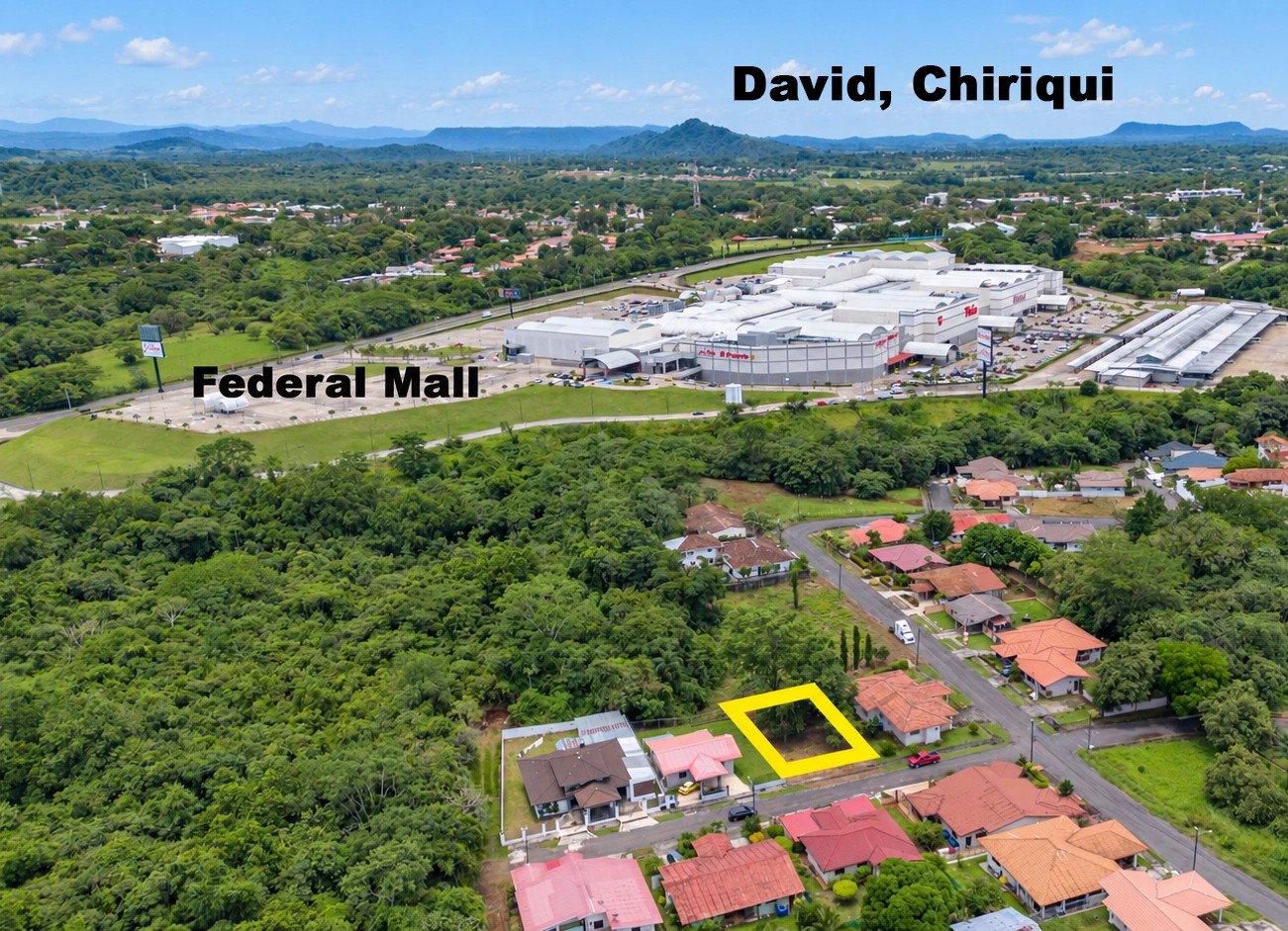 Residential Lot in Loma de San Carlos, David Chiriqui – Close to Federal Mall